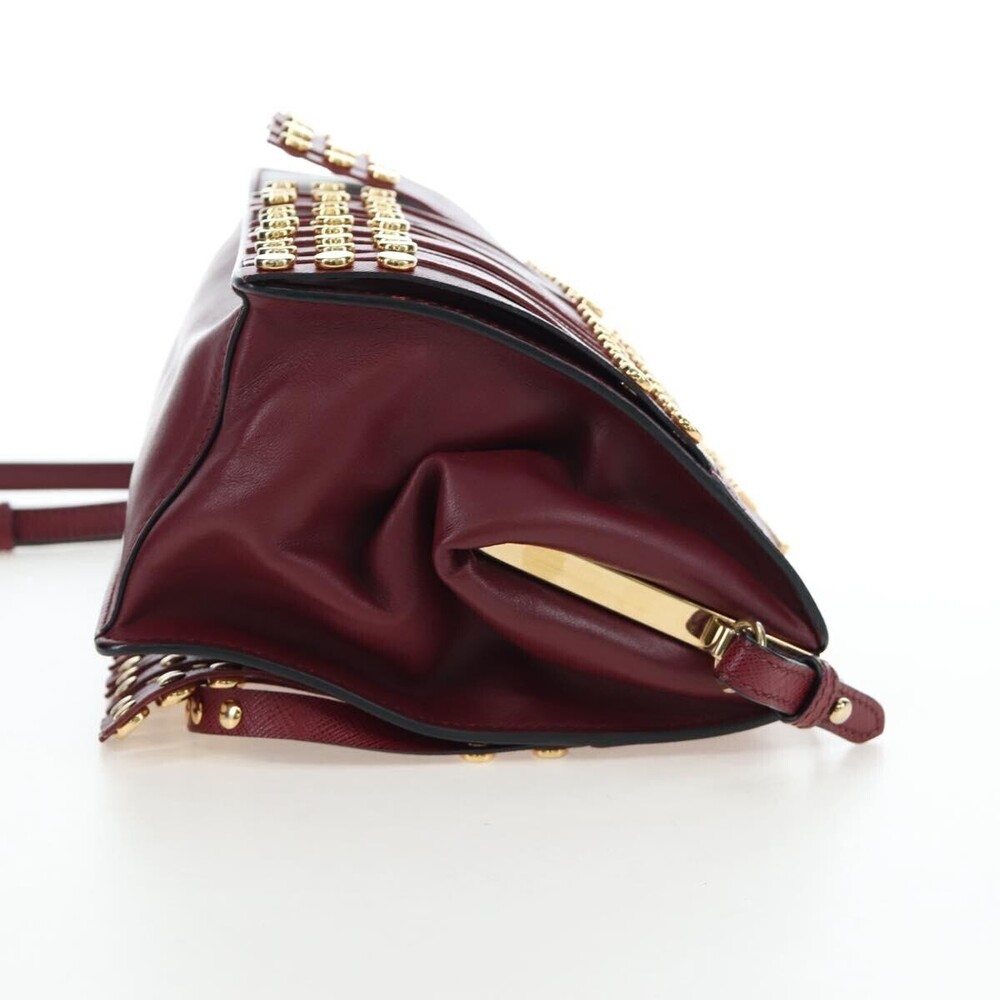 Prada Idol Studded Fringe Saffiano Leather - Picture 4 of 16